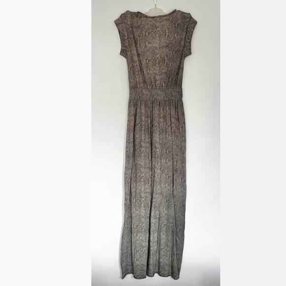 BNWOT REBECCA TAYLOR SNAKE PRINT MAXI DRESS - Picture 5 of 8